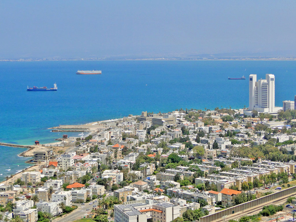 Israel - Haifa - Vista do monte Carmelo