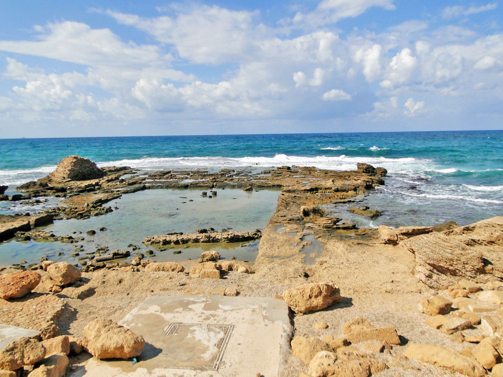 Israel - Cesarea Marítima - A piscina de Herodes