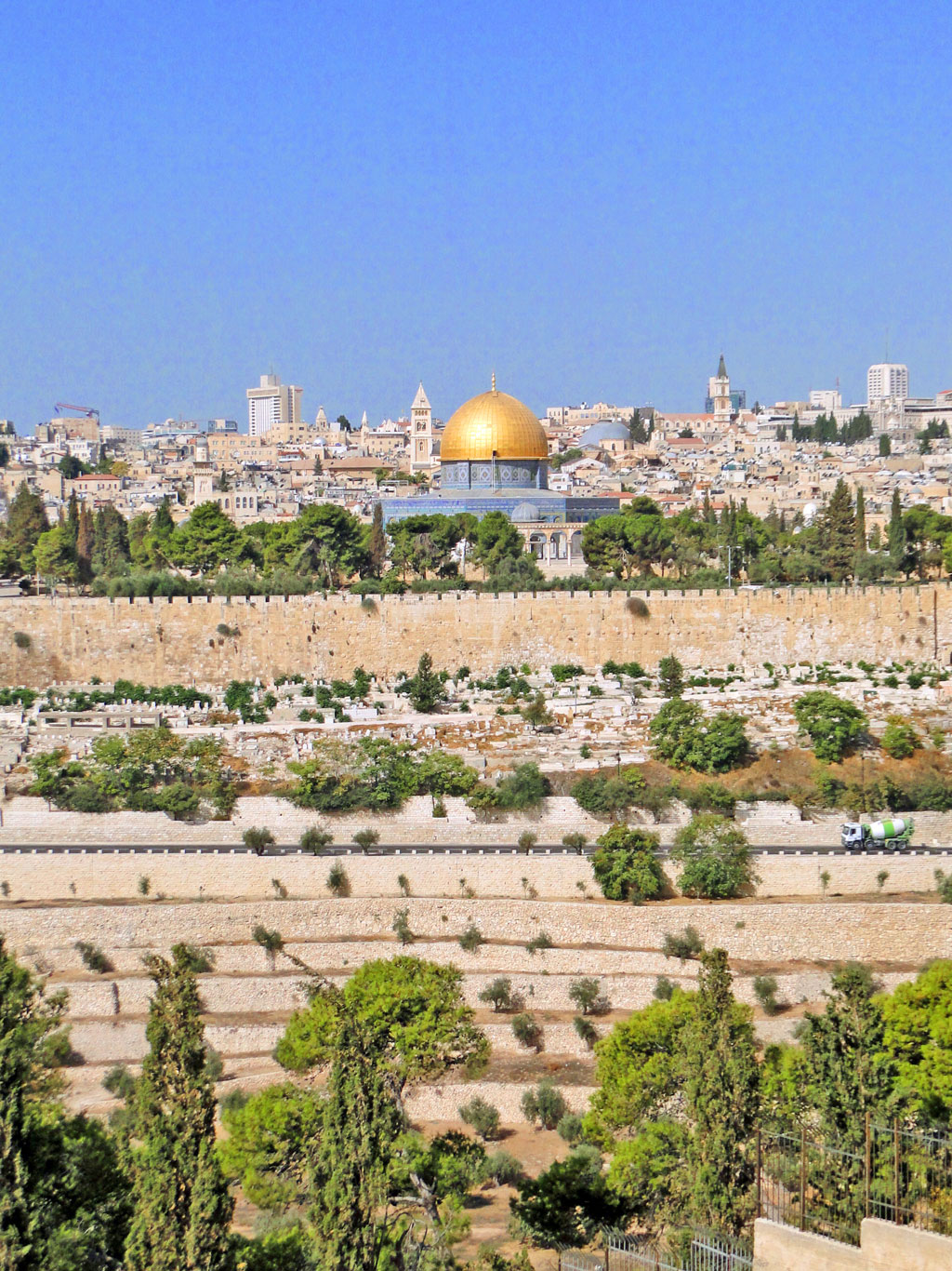 Israel - Jerusalém - Domo dourado e a esplanada das mesquitas