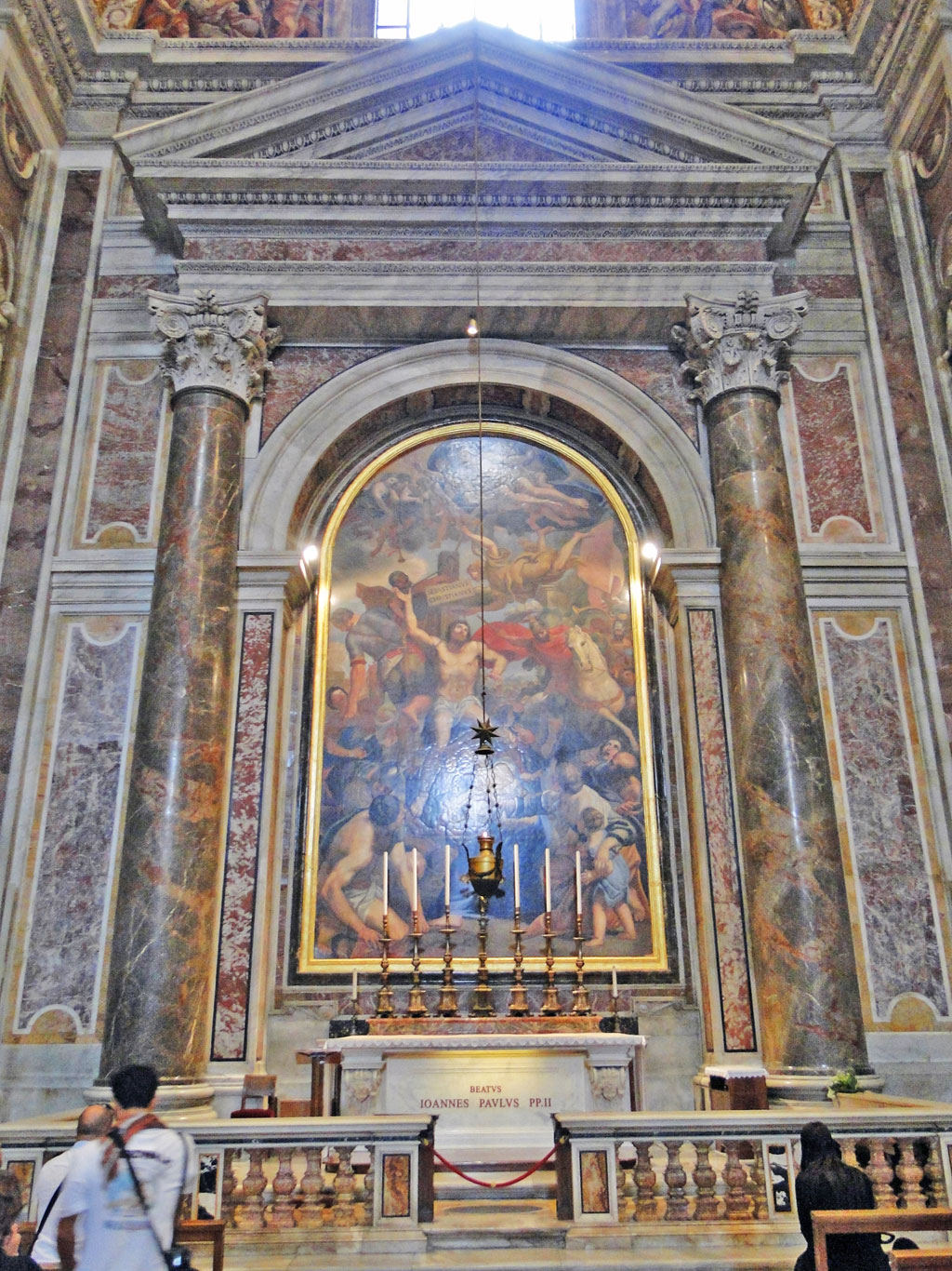 Vaticano - Basílica de São Pedro - Túmulo de Santo João Paulo II