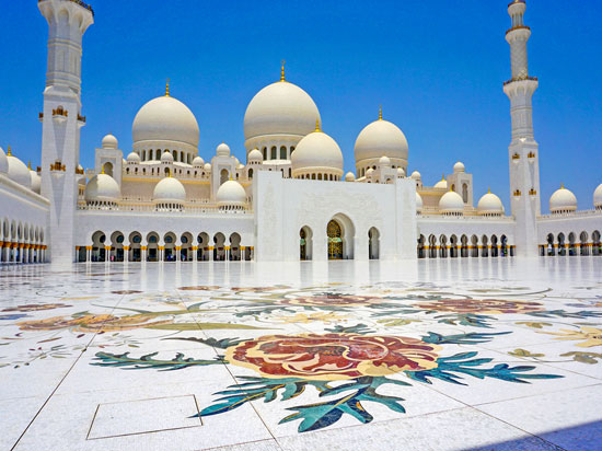 Emirados Árabes - Abu Dhabi - Mesquita Sheik Zayd