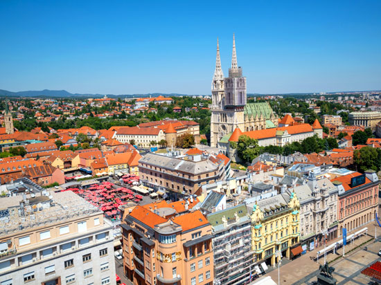 Croácia - Zagreb - Vista panorâmica