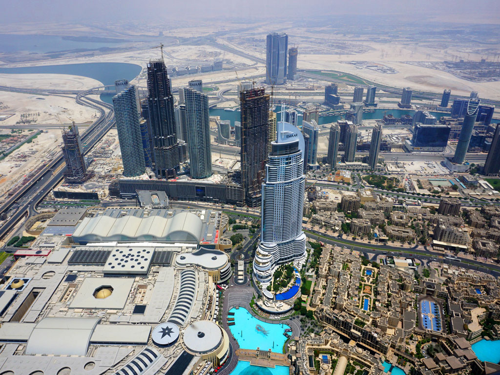 Emirados Árabes - Dubai - vista do Burj Khalifa