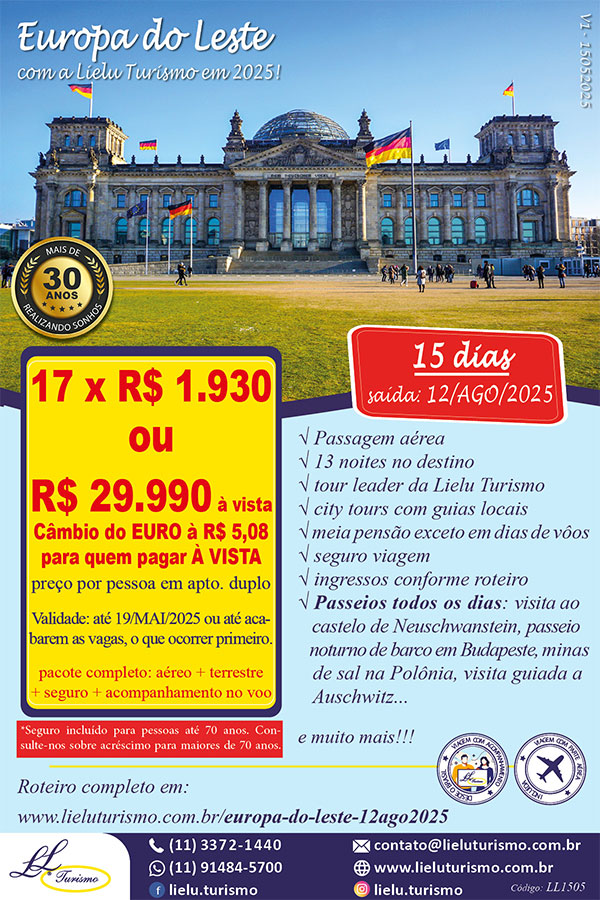 Promoção Europa do Leste - Lielu Turismo