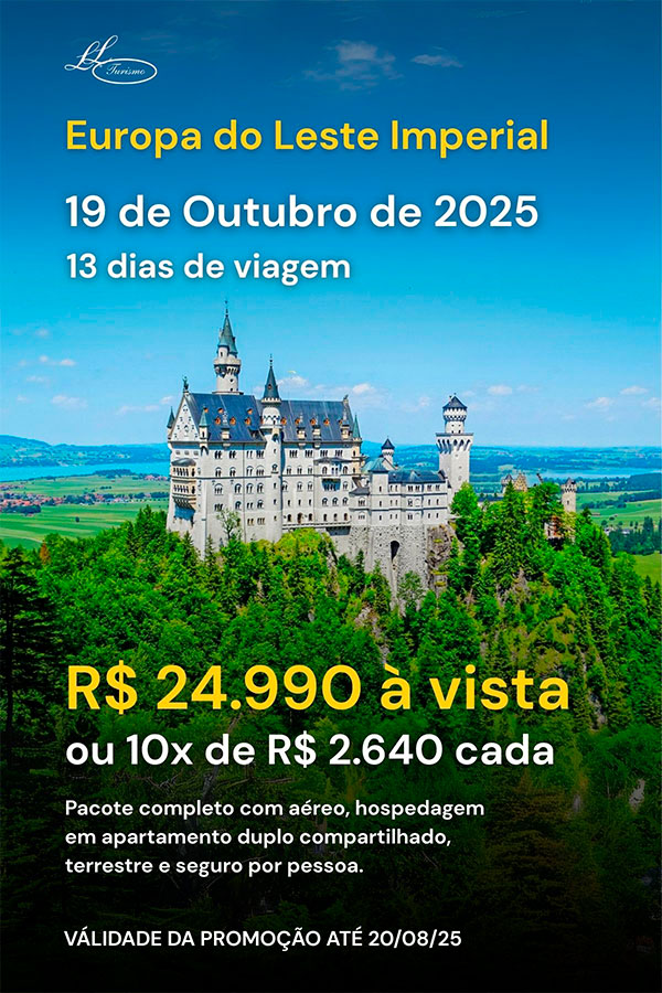 Promoção Europa do Leste pelas Cidades Imperiais - Lielu Turismo