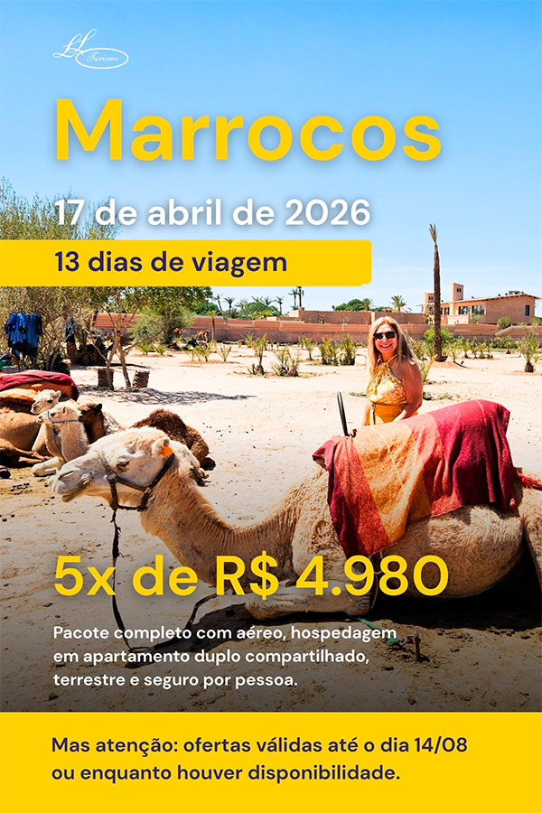 Promoção Marrocos - Lielu Turismo