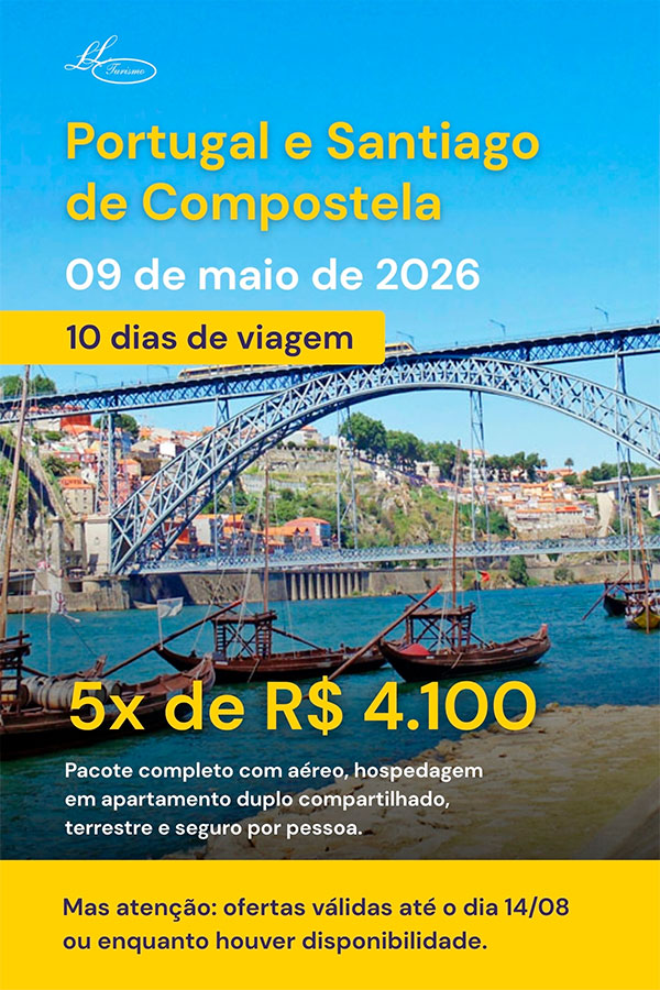 Promoção Portugal e Santiago de Compostela - Lielu Turismo